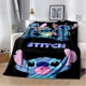 thumbnail image 5 of Manta de felpa suave con dibujos animados de Disney Stitch, manta de franela para sala de estar, dormitorio, cama, sofá, funda de picnic, 5 of 5