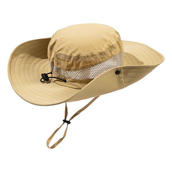 OJSFQUFP Women's Outdoor U V Prote Ction Foldable Sun Hats Mesh Wide Brim Beach Fishing Hat with Ponytail Hole