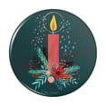 thumbnail image 1 of Christmas Candle Kitchen Refrigerator Locker Button Magnet, 1 of 6