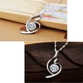 thumbnail image 5 of Women Jewelry White Gold Plated "I Love You"Cubic Zirconia Pendant Necklace, 18", 5 of 7