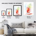 thumbnail image 3 of Artery8 Bloody Mary Cocktail Drink Watercolour Simple Kitchen Artwork Framed Wall Art Print A4, 3 of 5