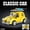 C, variant on Retro Vintage Luxury & Police Car Building Blocks Model Kit, Classic Antique Vehicle Bricks with Display Stand, Collectible Assembly Toy Gift for Car Lovers and Enthusiasts