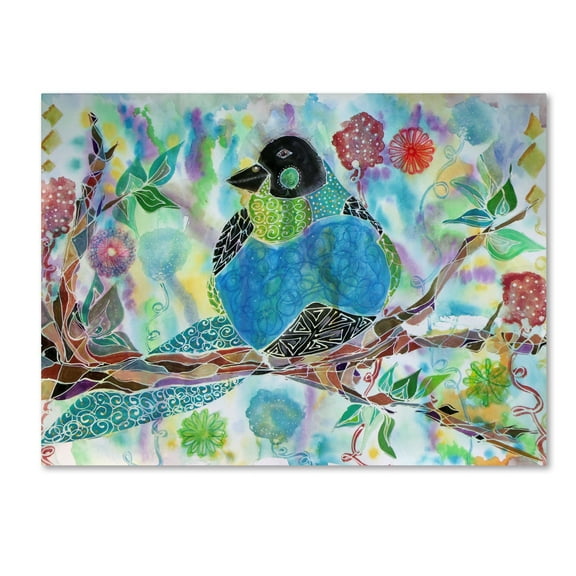 Trademark Fine Art 'A Bird of a Different Feather' Canvas Art by Lauren Moss