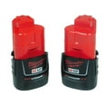 thumbnail image 4 of Milwaukee M12 Redlithium 12V 2Ah Battery 48-11-2420 - Two Pack with Charger, 4 of 4