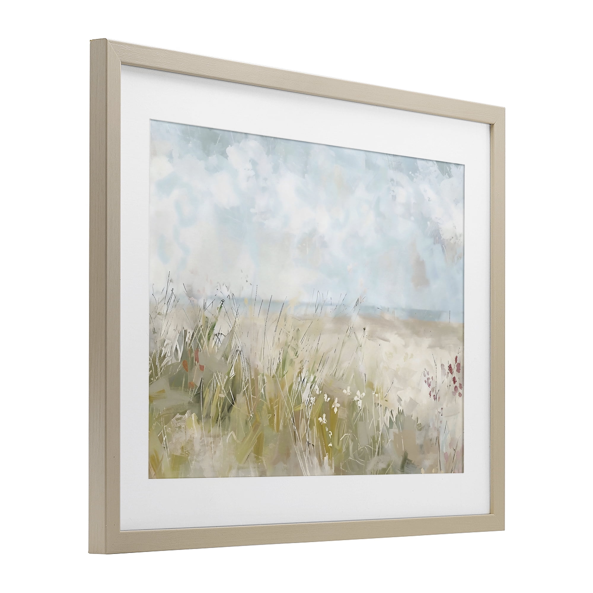 Stupell Industries Flowers By The Ocean Birch Framed Print Under Glass, design by Creative Studio