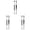 Black 3PCS, variant on Double Ended Eyeshadow Brush For Beginners Soft Bristled Makeup Brush That Does Not Absorb Powder Blends And Easily Applies Makeup 2pc, 5.11 inch, Black 1PCS