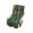 thumbnail image 4 of Croatia Soft Flannel Fleece Throw Blanket, Outdoor Scene with Forest and Lake, Cozy Plush for Indoor and Outdoor Use, 50" x 70", Multicolor, by Ambesonne, 4 of 6