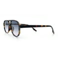 thumbnail image 6 of Boho Thin Plastic Racer Retro Color Hipster Fashion Sunglasses Tortoise - Smoke, 6 of 8