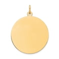 thumbnail image 1 of FB Jewels 14K Yellow Gold Round Disc Charm, 1 of 2