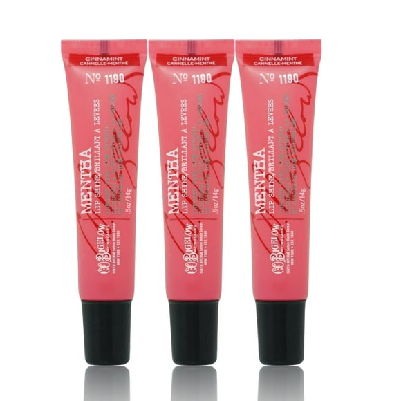 Bálsamo labial Trio C.O. Bigelow Cinnamint Mentha Lip Shine 14 g x3