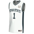 thumbnail image 2 of Male GameDay Greats #1  White Utah State Aggies  Lightweight Basketball Jersey, 2 of 4