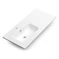 thumbnail image 2 of DAX Onix 36-Inch Glossy White Ceramic Left Basin, 2 of 3