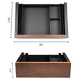 thumbnail image 5 of Desky Minimal Under Desk Drawer - Pheasantwood Hardwood / Black, 5 of 10