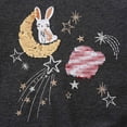 thumbnail image 7 of Tisuna Girls Crewneck Sweatshirts Kids Comfortable Cartoon Print Sweatshirt Toddler Activewear Long Sleeve Tshirts Size 12-24 Months, 7 of 7