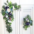 thumbnail image 4 of 2pcs Artificial Flower Swag Arch Decor，Floral Swag Fake Garland for Floral Arrangement Swag Centerpiece Reception Backdrop Decoration, 4 of 10
