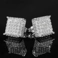 thumbnail image 2 of Fashion Cubic Zircon 925 Silver,Gold Plated Stud Earring Engagement Gifts A Pair, 2 of 3