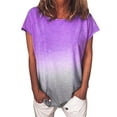thumbnail image 2 of Limei Women's Plus Size Summer Casual Short Sleeve Round Neck Tee Tops, 2 of 6