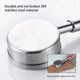 thumbnail image 4 of Bewildely Cabezal de ducha presurizado, boquilla de pulverización desmontable de acero inoxidable, cabezal de ducha para baño, rociador de agua, Juegos de accesorios de baño Plata Bewildely HA064369-01B, 4 of 6