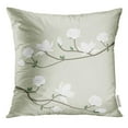 thumbnail image 1 of RYLABLUE Blossom White Flowers Spring Magnolia Branch Floral Beautiful Throw Pillowcase Cushion Case Cover, 1 of 1