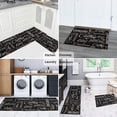 thumbnail image 3 of Coffee Kitchen Mat Set of 2 Non Slip Kitchen Runner Rug Throw Rugs Indoor/Outdoor Floor Mat for Home Kitchen-17*24 + 17*47 inches, 3 of 5
