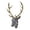 Black, variant on Morden Deer Head Wall Hanging Sculpture Geometric Checkered Wall Mount Golden Antler Wall Art Decor for Living Room Bedroom Entryway Farmhouse Wall Decoration