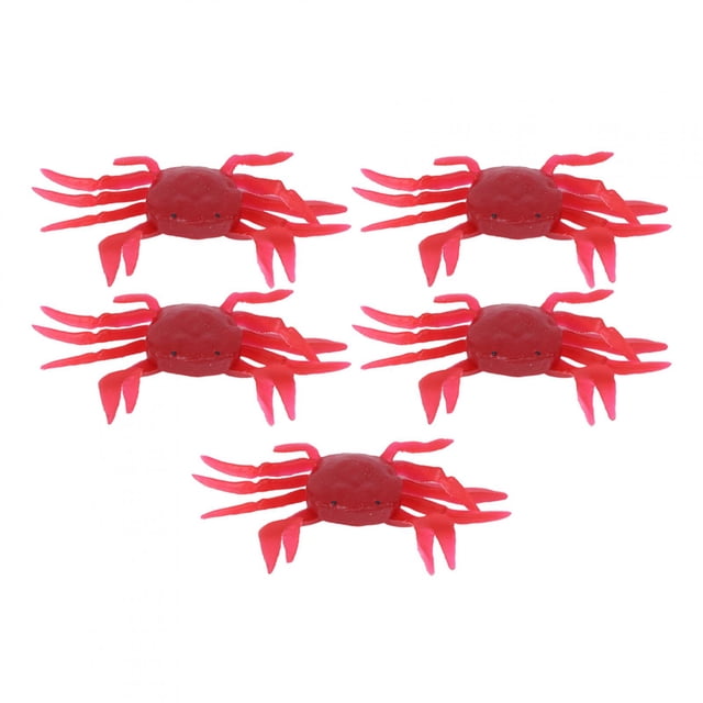uds simulación Artificial tridimensional forma de cangrejo señuelo suave cebo aparejos de pesca