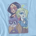 thumbnail image 2 of DC Superhero Girls Dont Box Us in Women's T Shirt, Light Blue, Small, 2 of 6