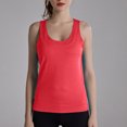 thumbnail image 2 of Besolor Workout Tank Tops for Women Casual Open Back Sleeveless Yoga Running Gym Summer Basic Tee Shirts, 2 of 9