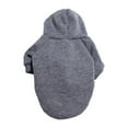 thumbnail image 2 of Pet Hoodie Spring Autumn Winter Soft Thick Cozy Solid Color Two-legged Medium Large Dog Sweatshirt Outfit Clothes Pet Supplies, 2 of 8