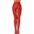 thumbnail image 5 of Mallas de Yoga de Color liso para mujer, pantalones deportivos para entrenamiento, medias brillantes de moda, entrenamiento de baile de Ballet y Fitness, 5 of 5