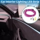 thumbnail image 2 of Cuerda de luz LED EL de 2m Unique Bargains, tira de luz de neón flexible para iluminación interior de automóviles, encendedor de cigarrillos (12v) púrpura, 2 of 7