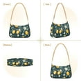 thumbnail image 7 of FORMRS Womens Shoulder Bag with Chain Strap Clutch Purse Cute Tote Handbag, Blue Floral Lemons, 7 of 7