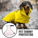 thumbnail image 4 of Protector de barriga para perro, impermeable, tipo babero, protector de pecho, delantal para perro (talla XS), 4 of 7