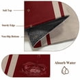 thumbnail image 6 of Simpler Red Line 2'x6' Runner Rugs for Hallway Kitchen Bedside Non Slip Washable, Farmhouse Red Striped Abstract Entryway Rug Runners with Rubber Backing, Long Carpet Runner for Laundry Room, 6 of 8