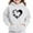 White, variant on Sriper Affordable Girls' Hoodie, Heart Graphic Fleece Sweatshirt, Long Sleeve Pullover, Winter Kids Fashion, Camp Gifts, Camisas para Niñas, Budget Friendly 5 14T Size Red 11 Years