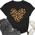 thumbnail image 5 of Vetsdori Graphic Shirts for Women Short Sleeve Pullover Young Adult Summer Casual,Workout Cotton Blouses Valentine's Day Cute Ladies Tops Gifts for Girlfriend, 5 of 7