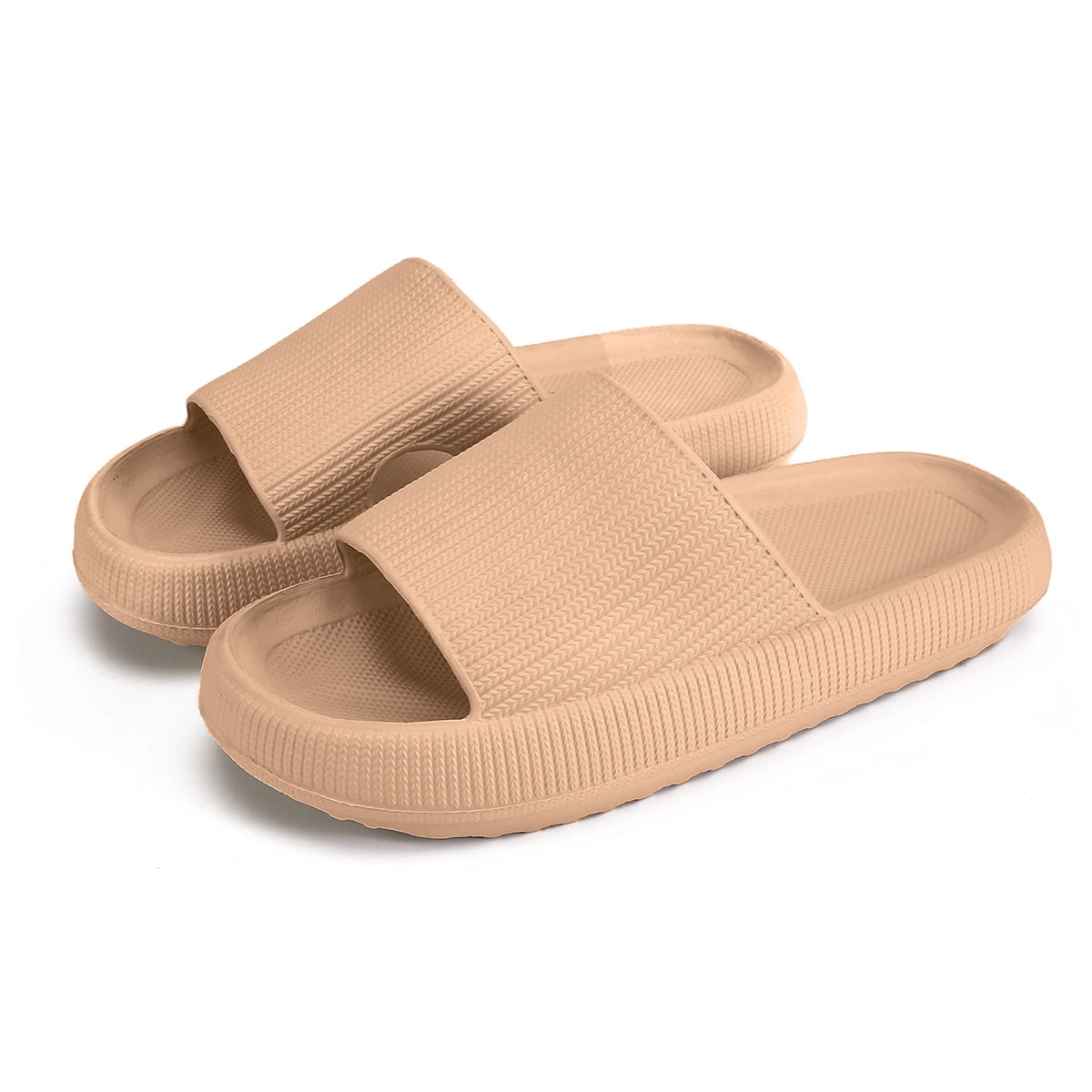 Mens Slides Pillow Sliders Comfy Slip On Casual Sandals Shower Beach Plus Size