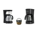 thumbnail image 6 of NRP 2-pack 5 cup Gold-tone Basket Permanent Coffee Filter Compatible for Mini Coffeemaker Mr coffee, Krups, B+D and More | Screen Bottom, size #2, 6 of 6