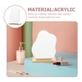 thumbnail image 3 of EeaseCA Desktop Vanity Makeup Mirror Acrylic Mirror Household Irregular Makeup Mirror, 3 of 8