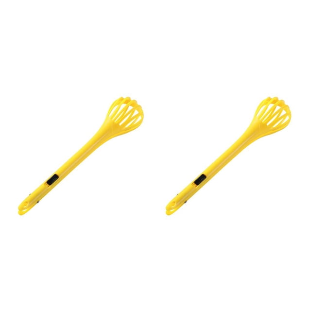 Cateissary Batidor de huevos Manual, batidor de cocina de mano, pinzas para comida de espagueti de plástico, agitador, mezclador reutilizable Type1 NO1