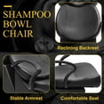 thumbnail image 5 of Betisef New Backwash Barber Chair ABS Plastic Shampoo Bowl Sink Unit Station Spa Salon Equipment, 5 of 10