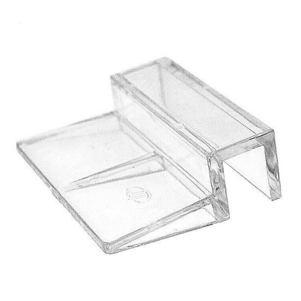Wdftyju 6mm 8mm 10mm 12mm 4 Uds cubierta de cristal acrílico para acuario Clip de soporte para tapa de tanque de peces Wdftyju 5rf2xx7ea3hw6tg8D04