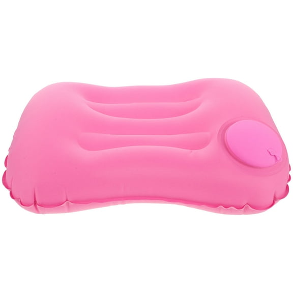 GOOHOCHY Camping Gear Inflatable Pillow Pink Tpu for Neck and Head Support 13x17.7x5.5in 1Pack