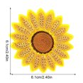 thumbnail image 3 of de parches bordados de lentejuelas de girasol accesorios de insignia florales brillantes para planchar 12 Piezas, 3 of 6