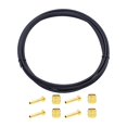 thumbnail image 2 of Kit duradero de manguera de freno de disco hidráulico para bicicleta de montaña de 2500 mm con aceitunas de 5 mm e inserciones de latón para el sistema Shimano Bh90 Bh59 - Negro Bh-59 JM, 2 of 5