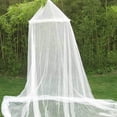 thumbnail image 5 of Inteprter Elegante cúpula mosquitera cama doble portátil verano tela de malla de poliéster verano hogar dormitorio bebé adulto decoración colgante Juegos de cama blanco Inteprter JJ18085-02, 5 of 5