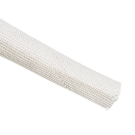 Uxcell 16.4Ft-16mm High TEMP Fiberglass Sleeve Insulation Cable Protectors White