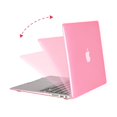 thumbnail image 2 of Mosiso Plastic Hard Shell Case Cover for MacBook Air 11 Inch (Models: A1370 and A1465), Crystal Pink, 2 of 5