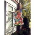 thumbnail image 3 of Black Chinned Hummingbirds Orchids Flag Canvas House Size, 3 of 4