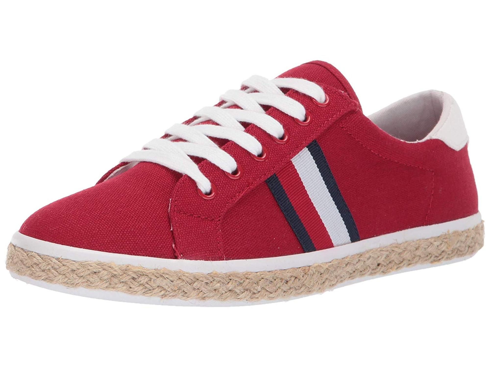 tommy hilfiger red sneakers
